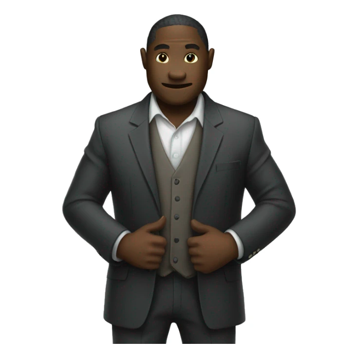 Gambling addict in a Komodo suit  sticker