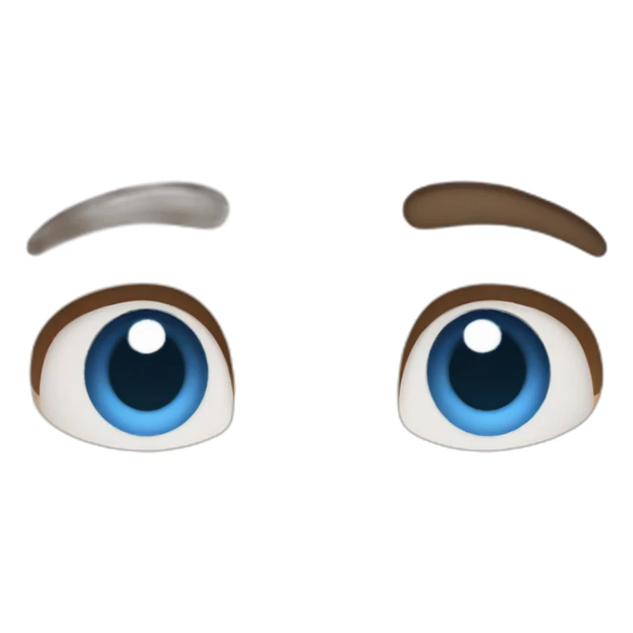 Louis Tomlinson face and neck with blue eyes sticker