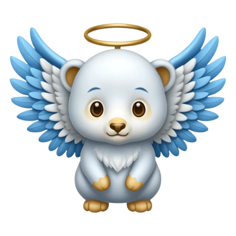 un animal ange de mongolie sticker