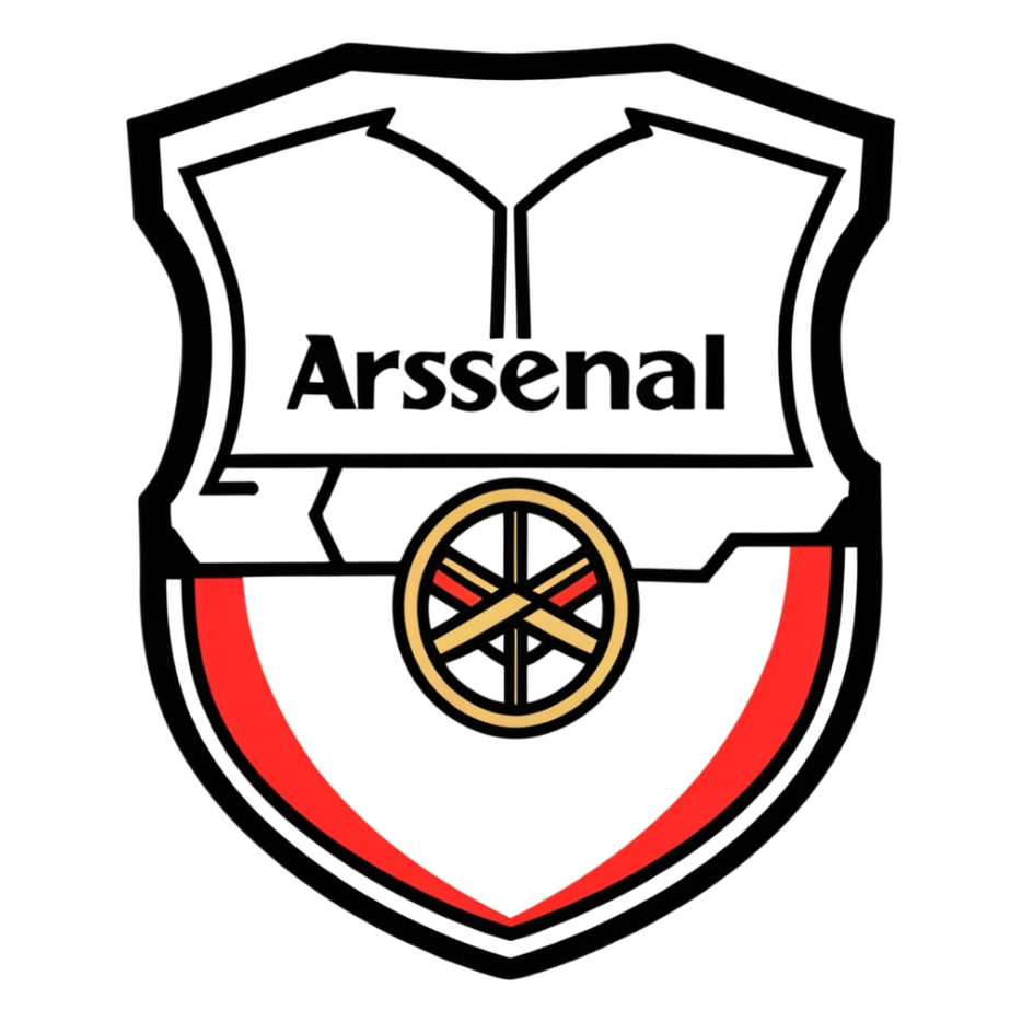Arsenal Football Club emblem sticker