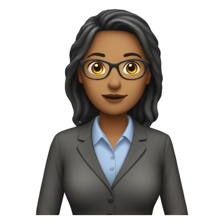 a female english teacher  sticker