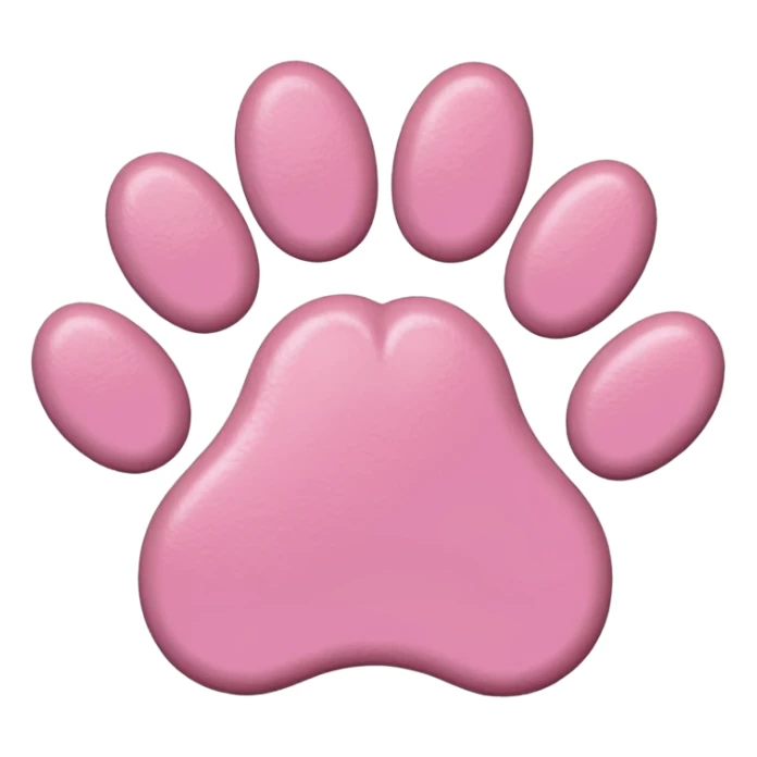 Quero emoji de patinha (cat paw) sticker