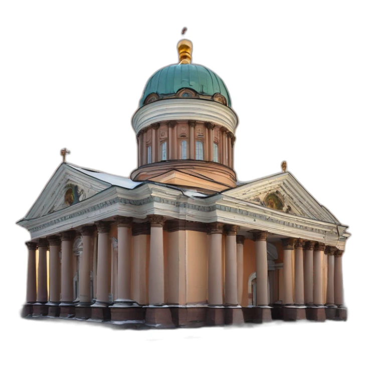 kazan-cathedral-in-saint-petersburg sticker