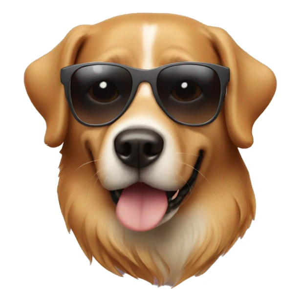 Dog in sunglasses  sticker