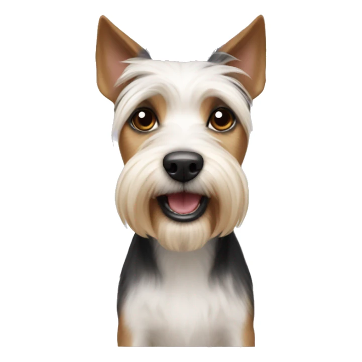 English mini Yersh terrier sticker