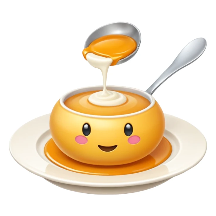 3D symbolizing gourmet taste and refined food experience, food theme, elegant yet cute, soft lighting, glossy, isolated, no background sticker