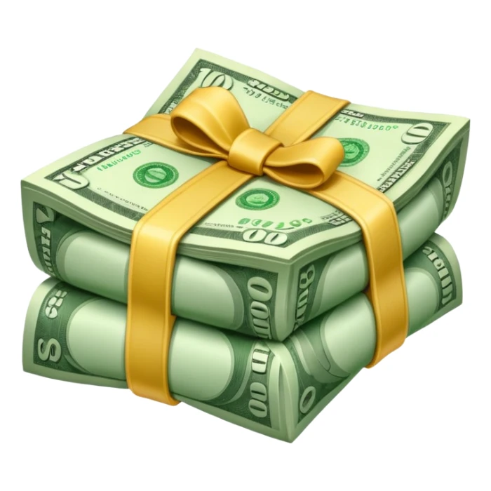 a wad of money  sticker