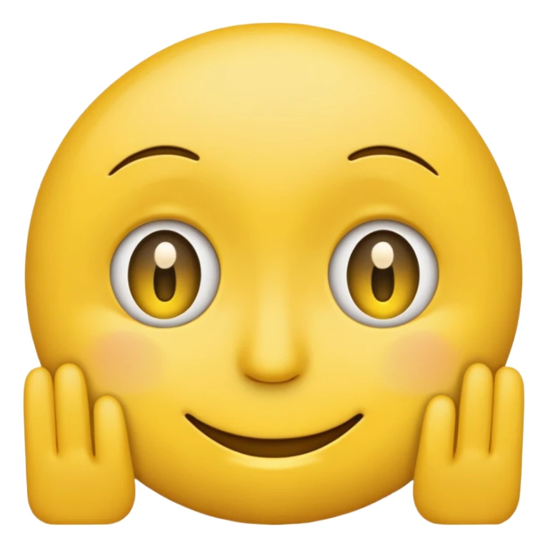 Smiley face emoji with left eye smaller than the right eye and a sad face instead  sticker