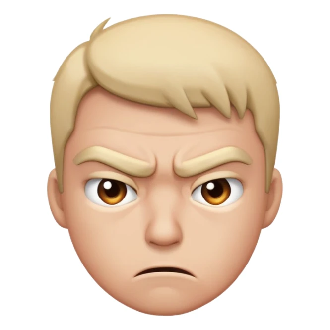 Stressed, angry sad want to run away sticker