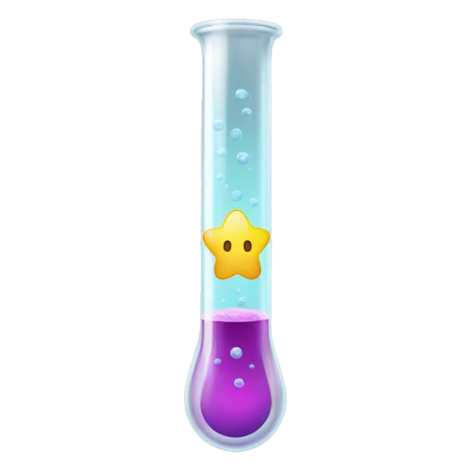 test tube sticker