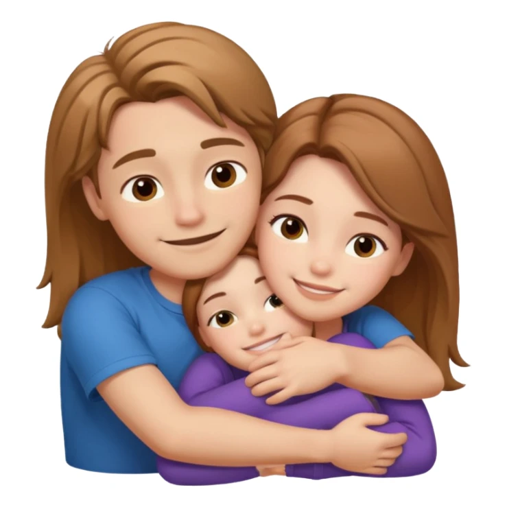 Boy and girl together close relationship cute Laying down hugging sticker