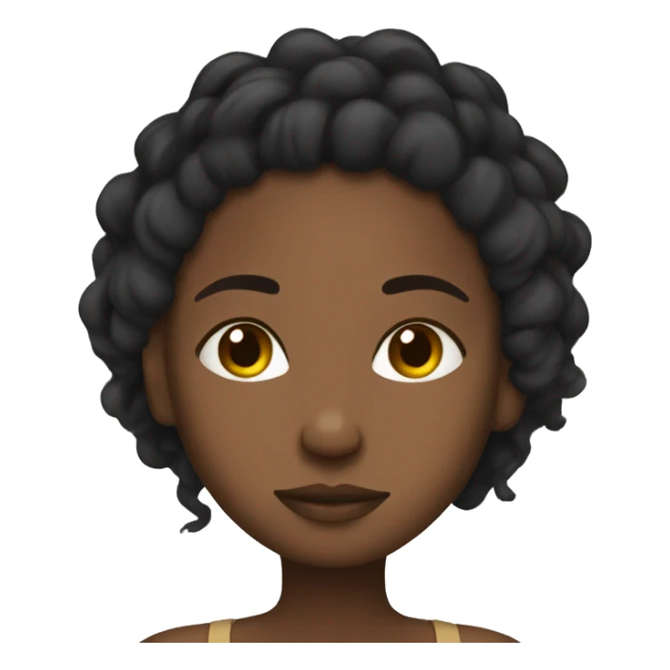 Black girl with locs sleeping peacefully sticker