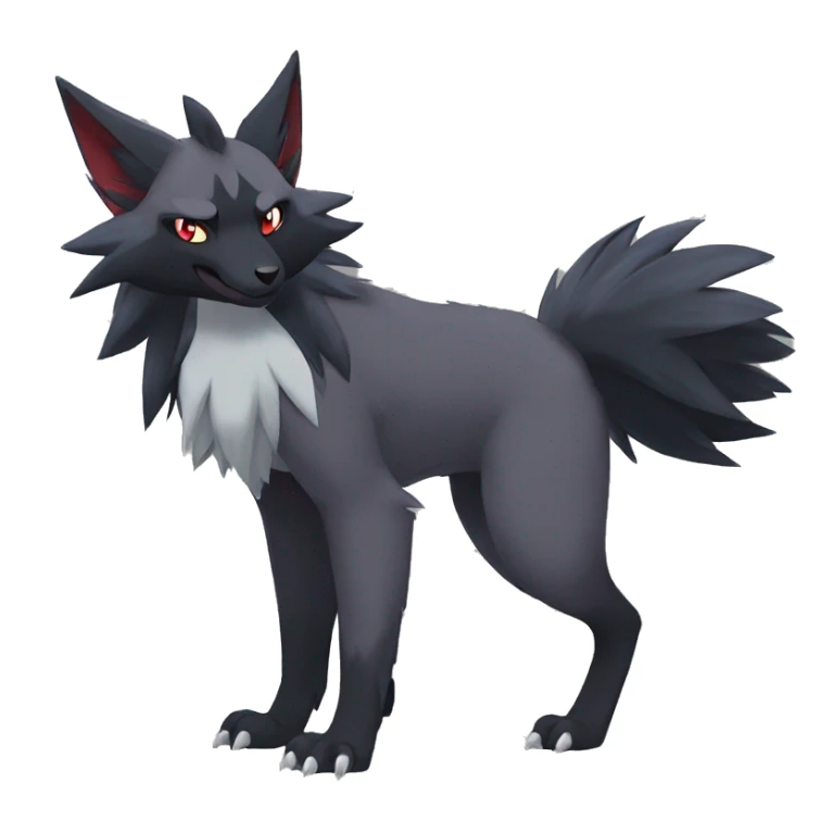 Zoroark-Mightyena-Zorua full body sticker