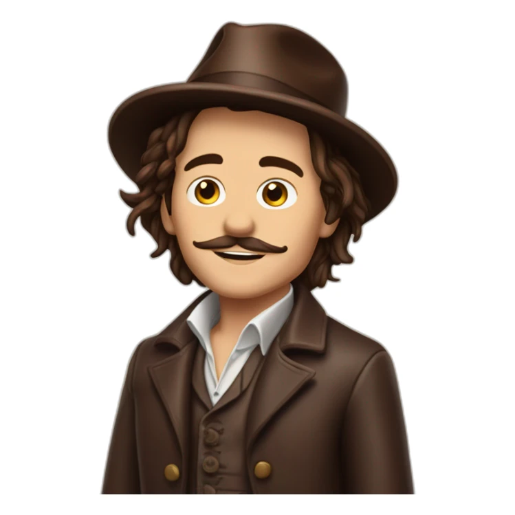 Charlie et la chocolaterie Johnny Depp sticker