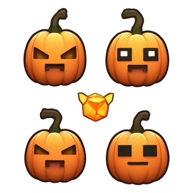 pokemon pumpkin minecraft badge medal future cute sticker