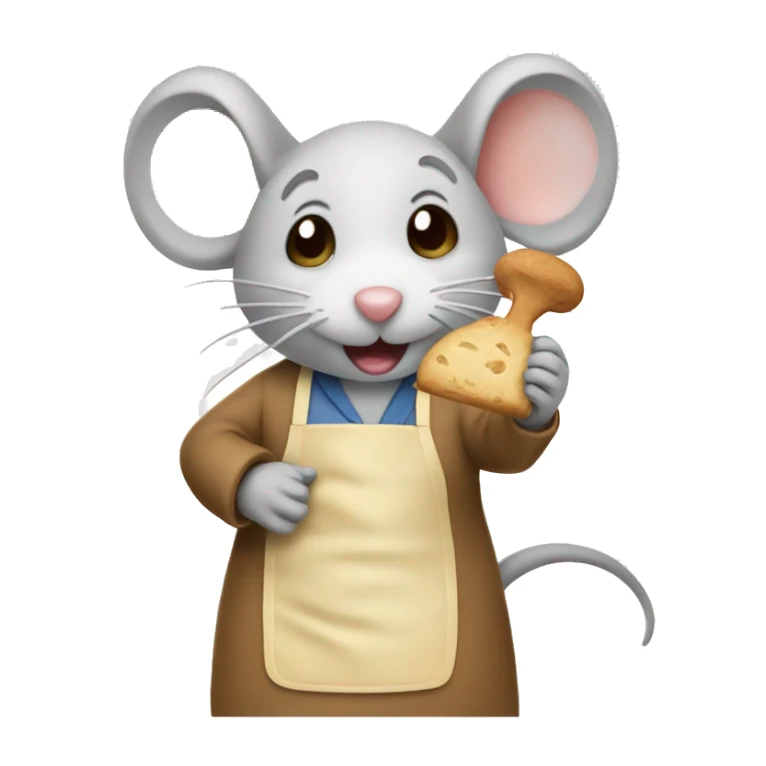 mouse baking sticker