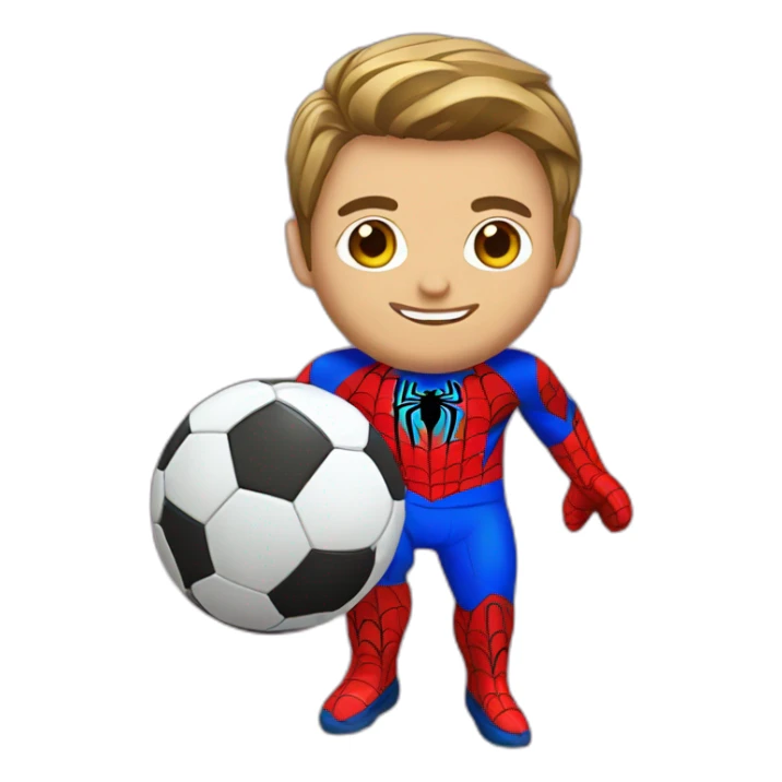 spiderman futbol sticker