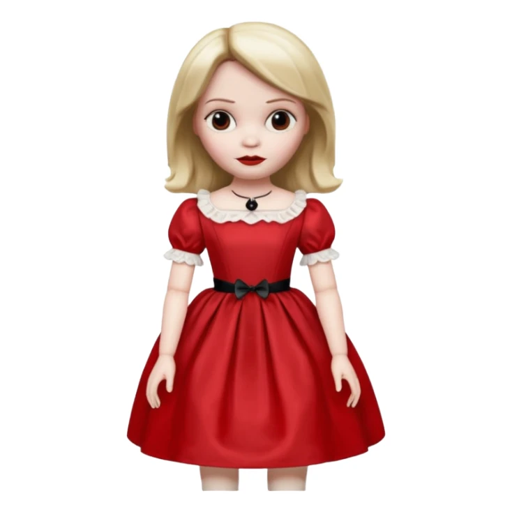 Annabelle doll from The Conjuring movie sticker