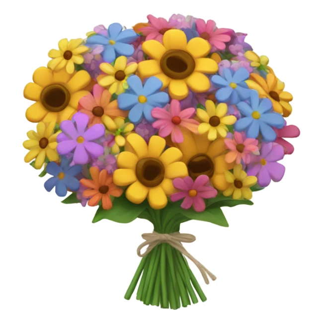 Flowers with a card that says Shane sticker