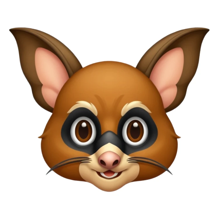 Natürliche Fledermaus ganzkörper sticker