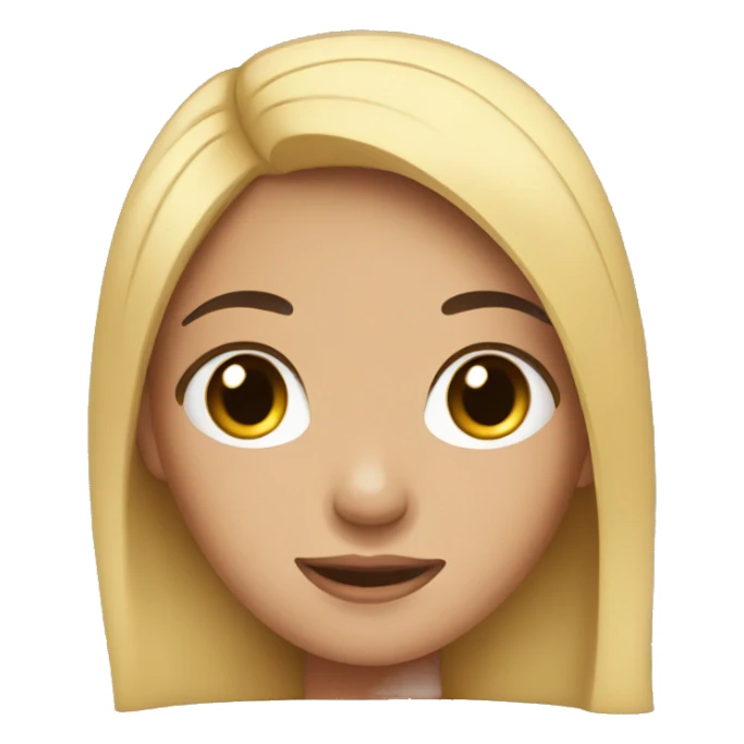 a teenage girl with straight black hair  sticker