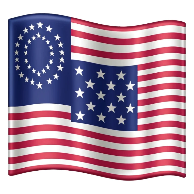 The flag of the US state of Ohio sticker