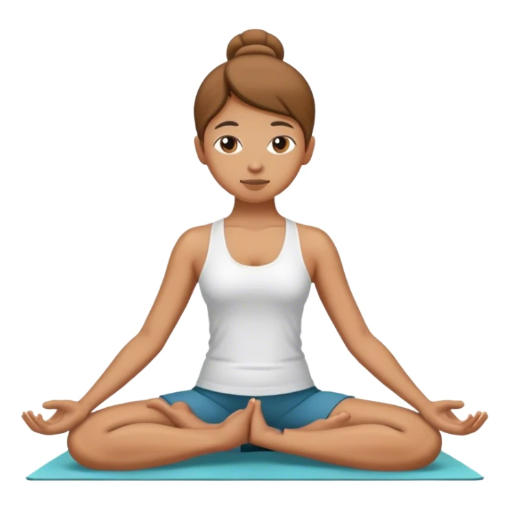 Asiendo yoga sticker