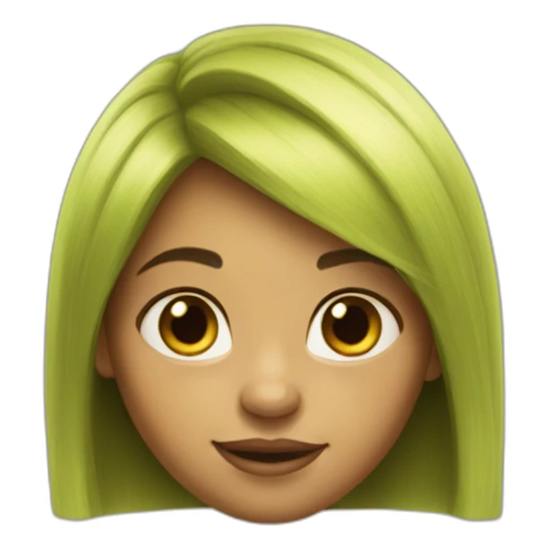 girl-hair-shrek sticker