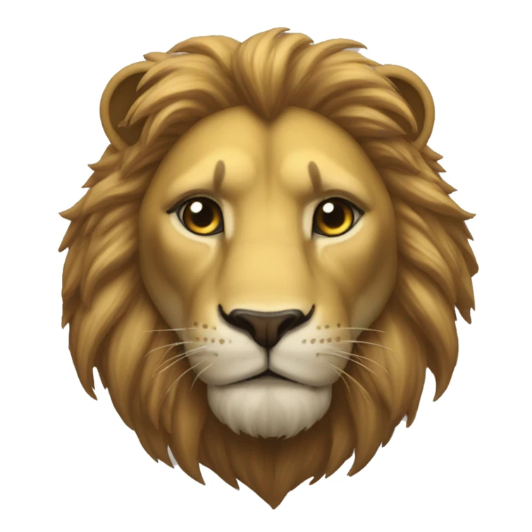 lion paladin heart shaped eyes sticker