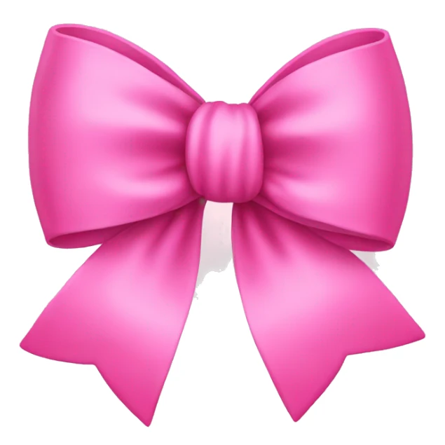 Pink bow emoji sticker