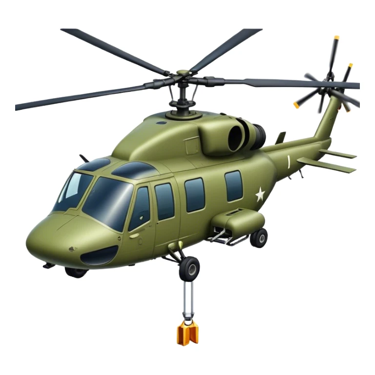 modern military helicopter sticker