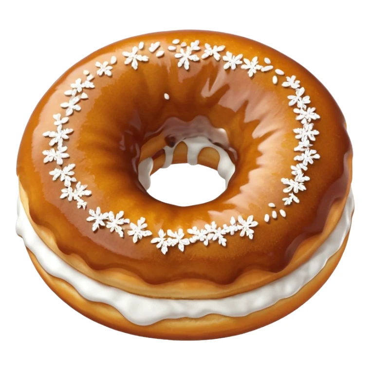 a slovenian traditional donut krof sticker