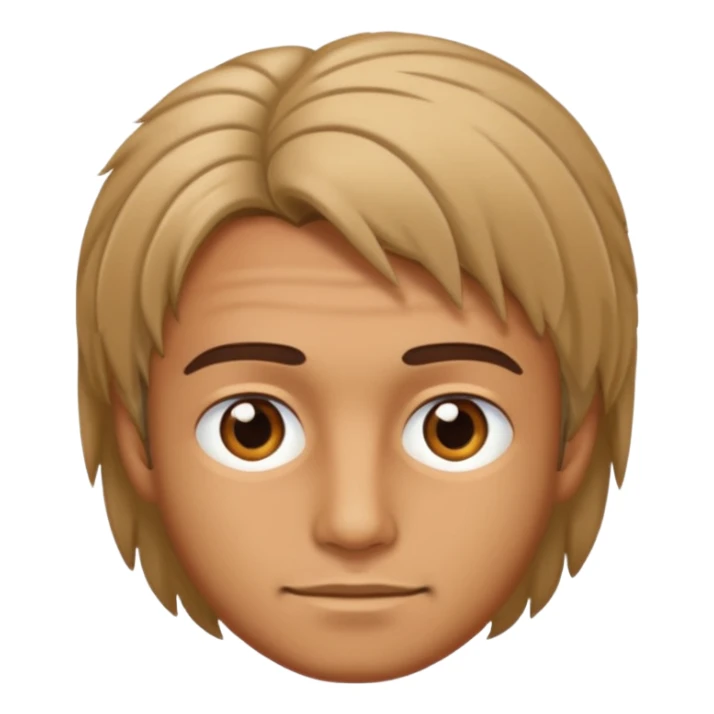 Comb over tan sticker