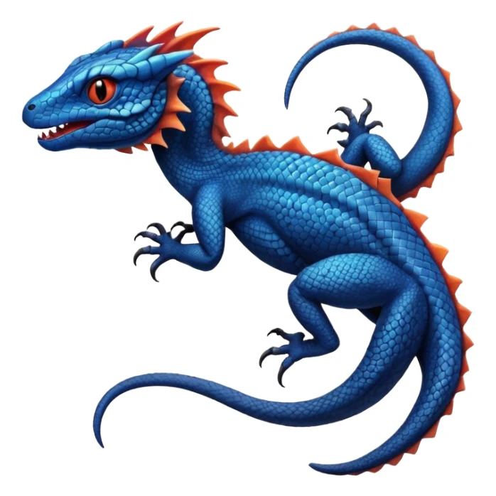 Agama-Salandit-fusion-hybrid-creature sticker