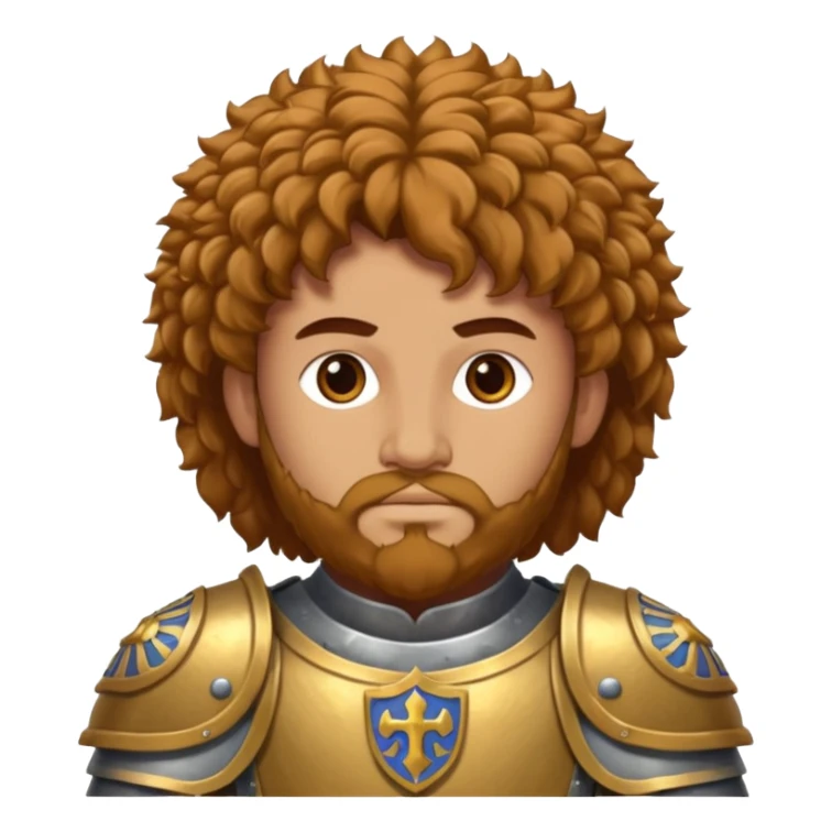 Flavius belisarius the Byzantine general. BYZANTINE CREST ON ARMOUR, FLUFFY HAIR sticker