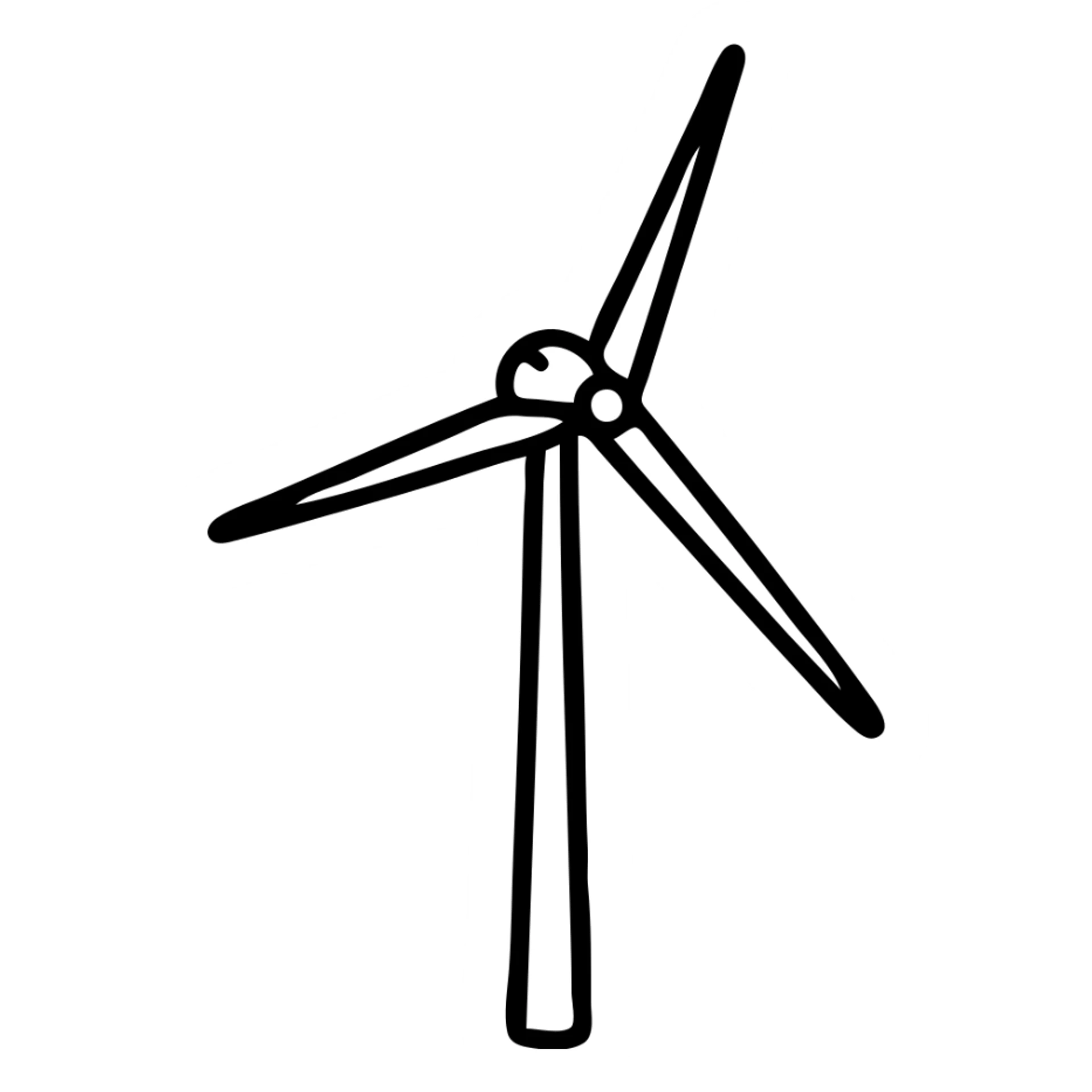 wind turbine, renewable energy material sticker