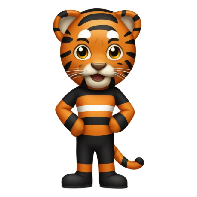 Obama dressed up as a tiger for Halloween sticker