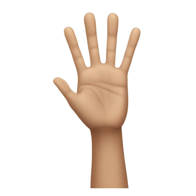 Hand that points up with th word THIS wrtten on it sticker