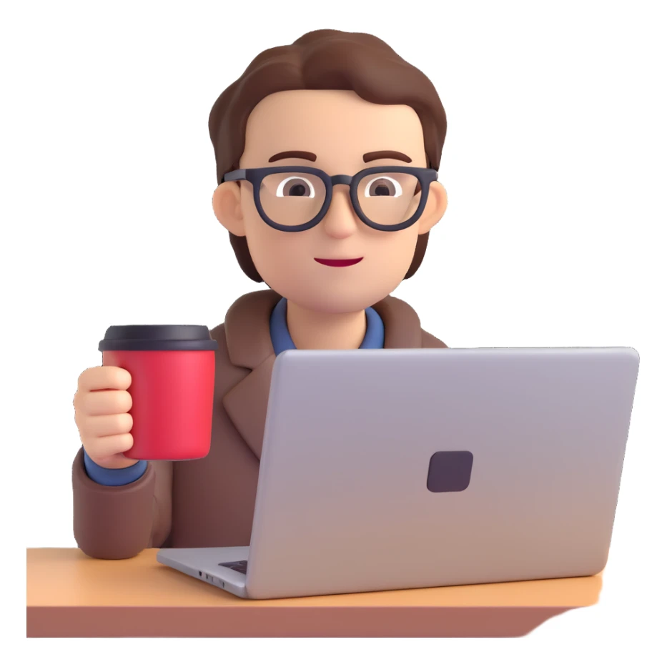 everyday routine of an online english teacher sticker