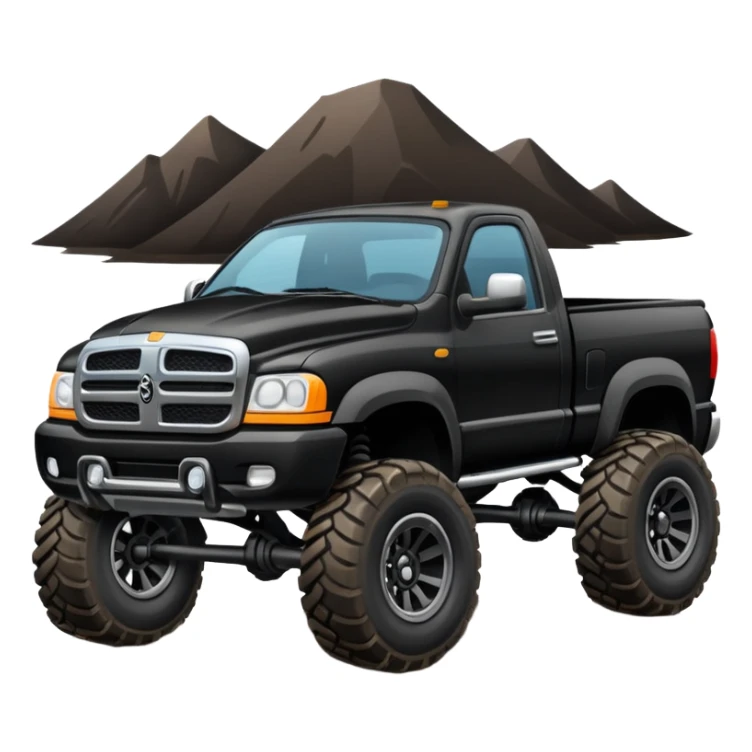 Need a SRT truck emoji that I can copy and paste with no guns on top sticker