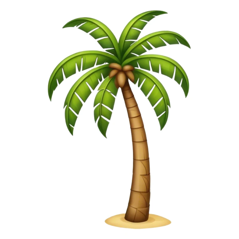 outline of a palm tree sticker