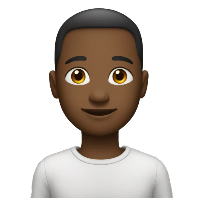 Jeun garçon métisse avec un taper  sticker