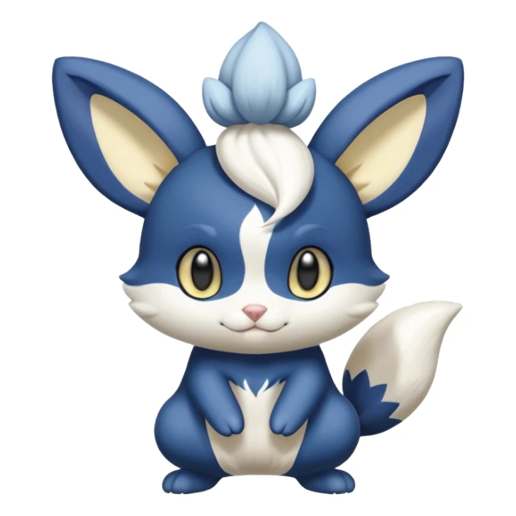Meowstic-Emolga-Minccino-fusion sticker