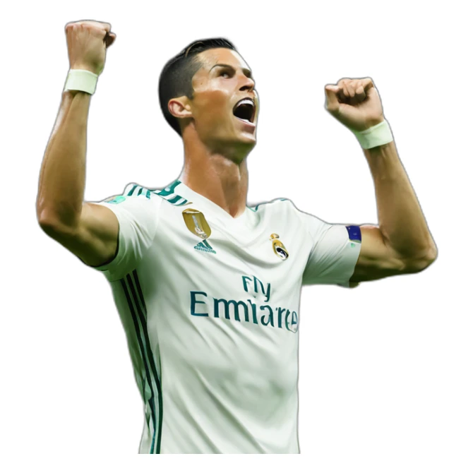 cristiano ronaldo goal celebration sticker