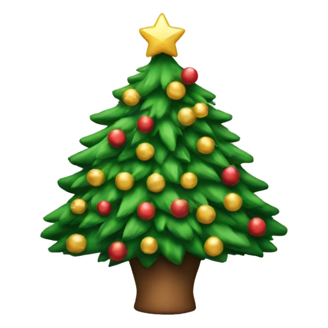 Christmas tree sticker