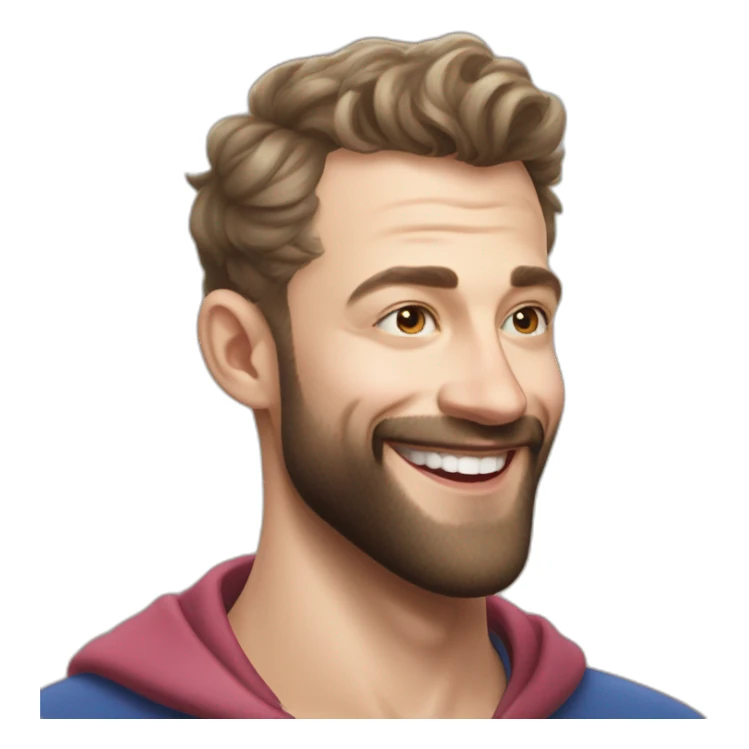 Joyful Artem Lopatin who loves Arina Efimenko sticker