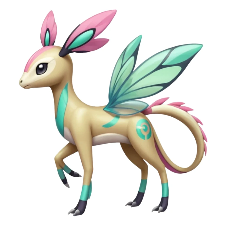 Faerie-Mezprit-Meloetta-Palkia-Pokémon, full body sticker