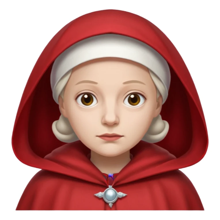 mujer de la portada de  el libro el cuento de la criada sticker