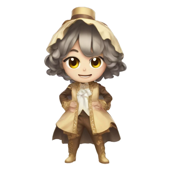 Dressed in a Konoobi Vtuber toast costume
 sticker