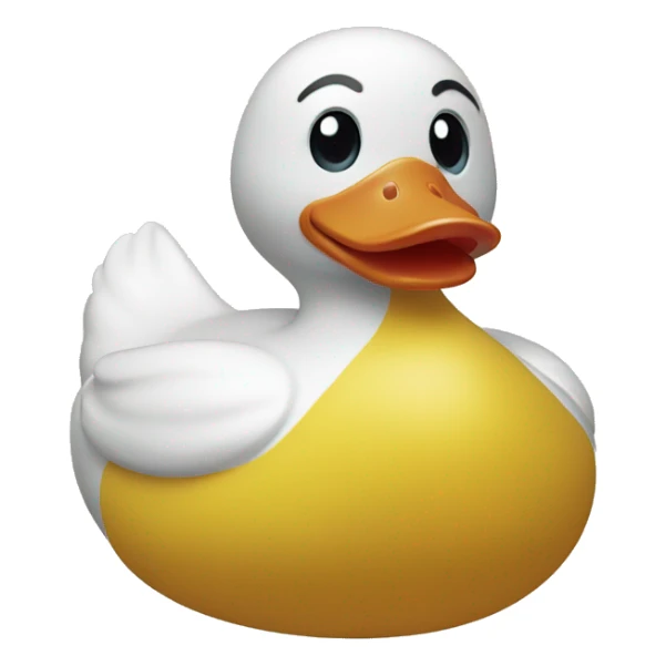 French rubber duck  sticker